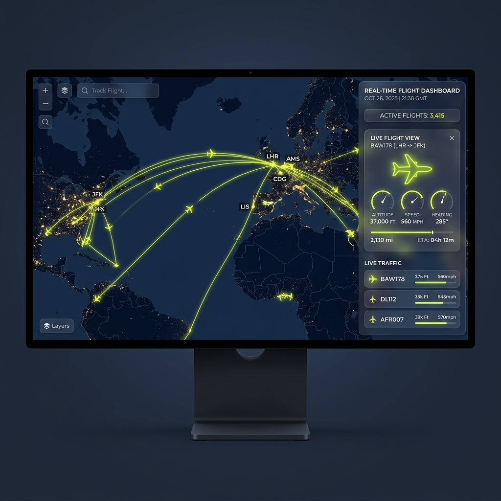 FlightRadar Screenshot