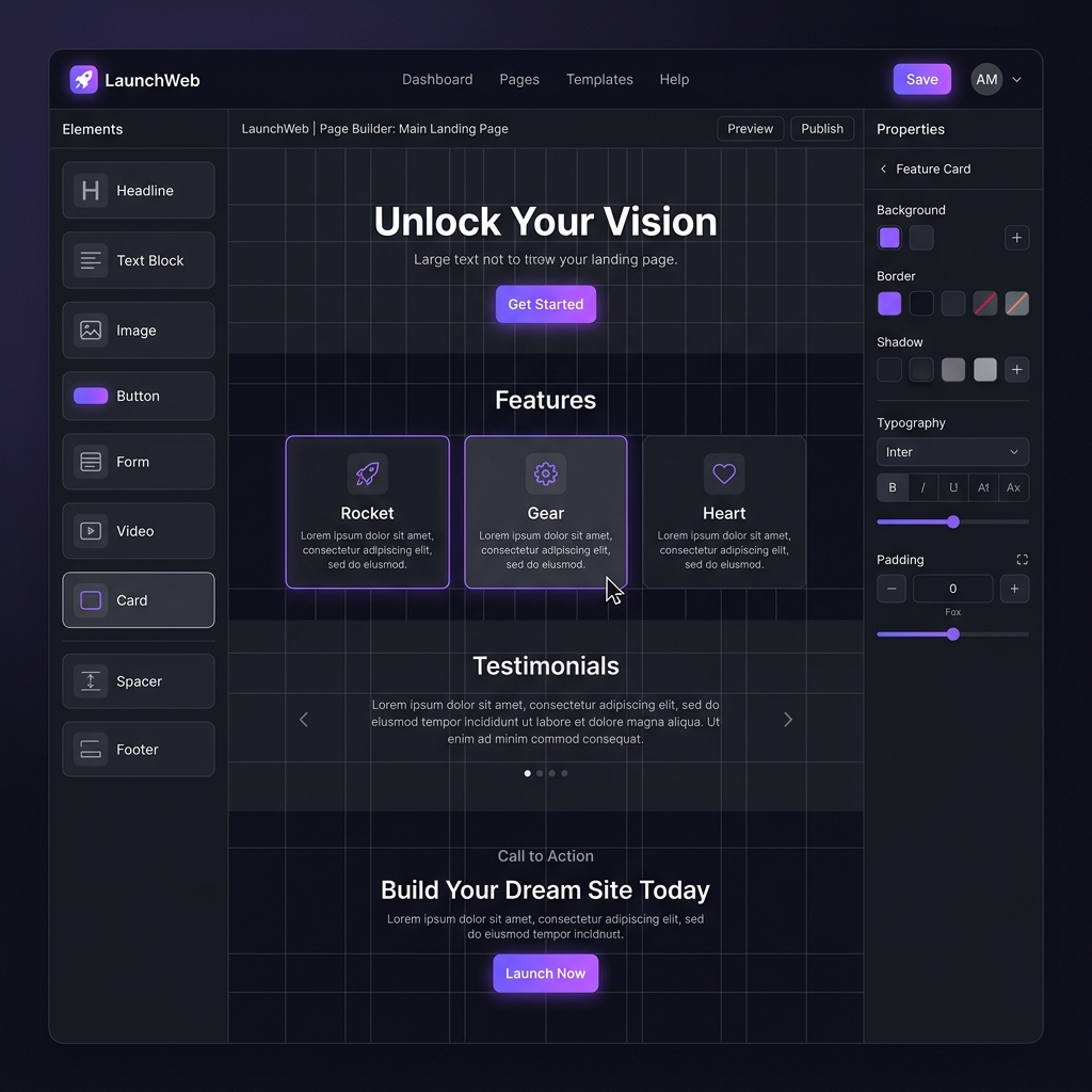 LaunchWeb Screenshot