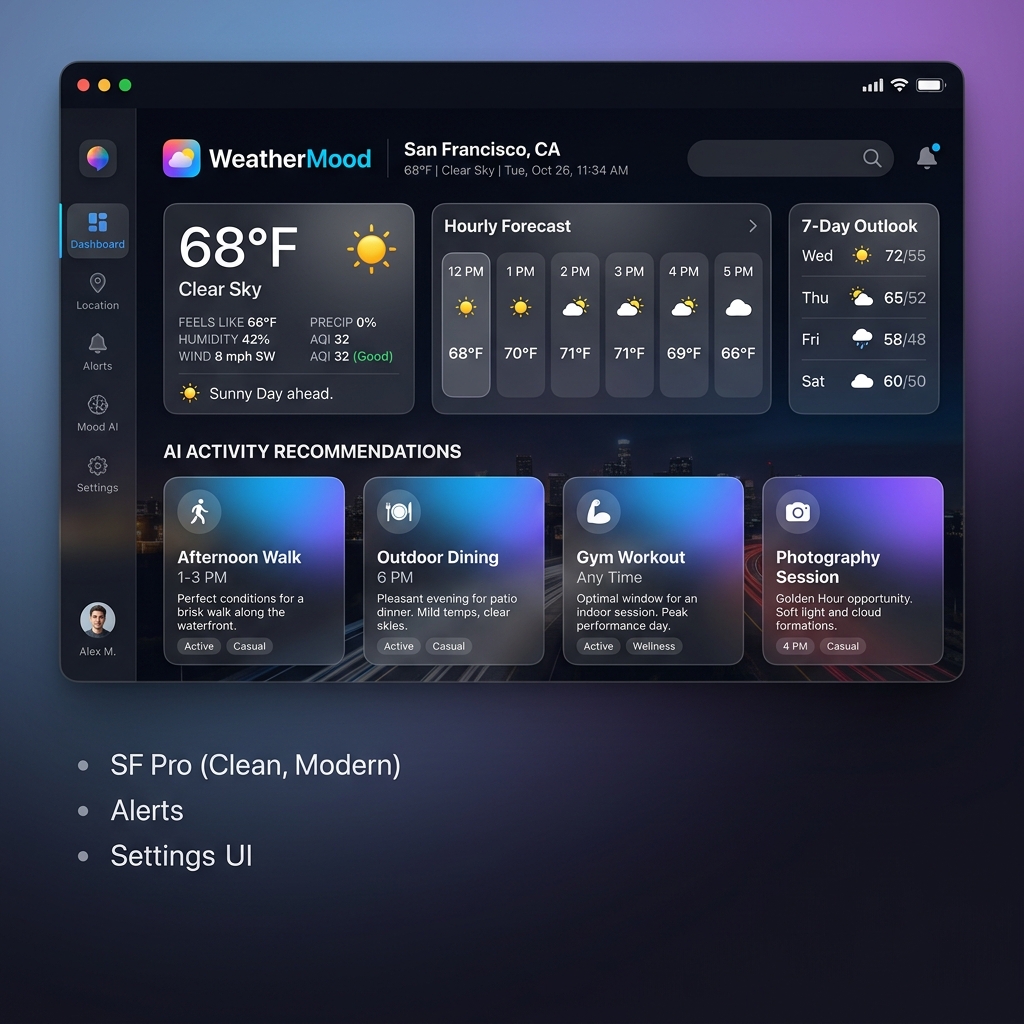 WeatherMood Screenshot